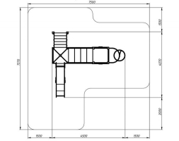 Детская игровая площадка Навина Н 1200 ДИК 2.09.03-02, фото 4
