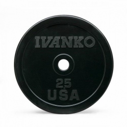 Бампированный обрезиненный диск IVANKO OBP-2,5KG (2,5 кг)