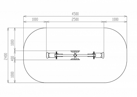 Качалка балансир со спинкой Лошадка - ИО 21.М.01.02-П, фото 6