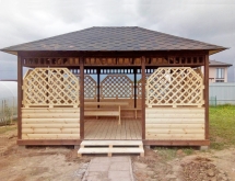 Прямоугольная беседка ДАЧНАЯ Прямоугольная беседка ДАЧНАЯ