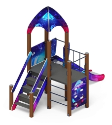 Космопорт (Космос) - ДИК 2.14.08-02 - Игровой комплекс H=1200, фото 3