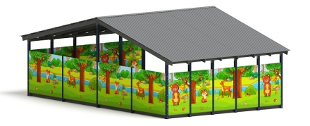 Теневой навес (Полянка) - МФ 70.8.5-07, фото 3