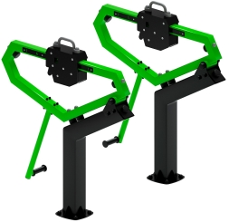 Приседания (зеленый) - Уличный тренажер - СТ 025-12.П, фото 3