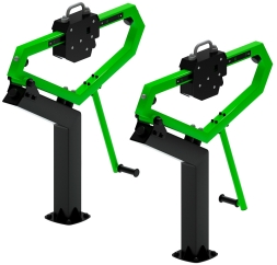 Приседания (зеленый) - Уличный тренажер - СТ 025-12.П, фото 2