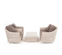 Зона 6 Кон Панна лаунж-зона из искусственного ротанга, цвет бежевый, фото 1