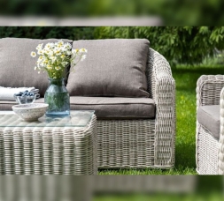 Зона 6 Кон Панна лаунж-зона из искусственного ротанга, цвет бежевый, фото 15