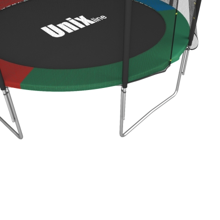 Батут Unix line Simple 8 ft Color (outside) с защитной сеткой, фото 9