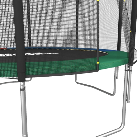 Батут Unix line Simple 8 ft Color (outside) с защитной сеткой, фото 6