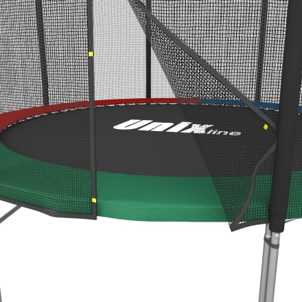 Батут Unix line Simple 8 ft Color (outside) с защитной сеткой, фото 4