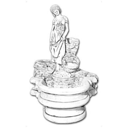 Фонтан античный &quot;Девушка у родника&quot; артикул 339