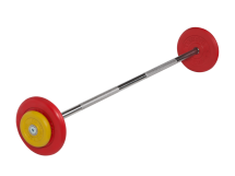 Штанга неразборная "Barbell" с цветными дисками d 25 мм, 17,5 кг Штанга неразборная "Barbell" с цветными дисками d 25 мм, 17,5 кг