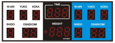 Табло для дзюдо №1.Модель ТС-130х18b, фото 1