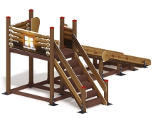 Горка Зима (коричневый) Н-1500 ИО 49.01.01-13 Горка Зима (коричневый) Н-1500 ИО 49.01.01-13