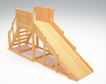 Зимняя деревянная горка “Зима wood”-2