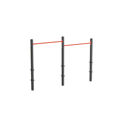 Перекладины стационарные разноуровневые для норм ГТО S604 IronKing, фото 2