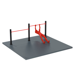 Перекладины стационарные разноуровневые для норм ГТО S604 IronKing, фото 3