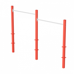 Перекладины стационарные разноуровневые для норм ГТО S604 IronKing, фото 1