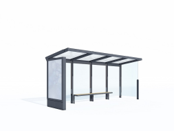 Aureo AE410b-SS павильон остановочный Aureo AE410b-SS павильон остановочный