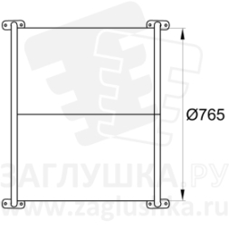 Тоннель из нержавеющей стали размером 900х794 мм, фото 5