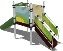 Горка детская Зефир Papercut ГР001.00.1 для игровой площадки 3-7 лет Горка детская Зефир Papercut ГР001.00.1 для игровой площадки 3-7 лет