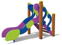 Горка 08001.21 H=650 для детской площадки Горка 08001.21 H=650 для детской площадки