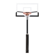 Усиленная баскетбольная стационарная стойка DFC ING 72&quot; / закаленное стекло