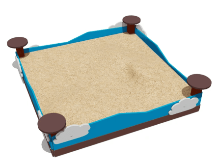 Песочница ВСТ 1154 для детской площадки, фото 1