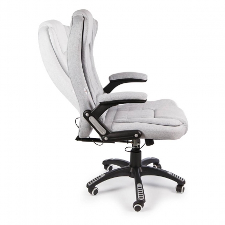Офисное массажное кресло Calviano Veroni 52 (ткань, серое), фото 7