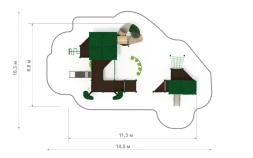 FUN-terra Детский игровой комплекс ЗЛ-24, фото 6