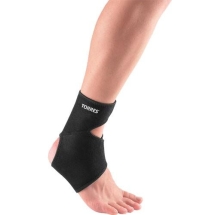 Суппорт голеностопа разъемный &quot;TORRES&quot;, неопрен 3 мм, регулируемый размер, черный