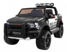 Детский электромобиль Ford Ranger Raptor Police с мигалками - DK-F150RP-BLACK-PAINT