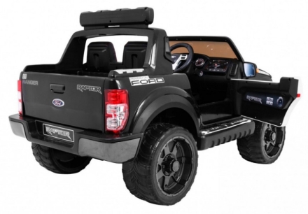 Детский электромобиль Ford Ranger Raptor Police с мигалками - DK-F150RP-BLACK-PAINT, фото 3