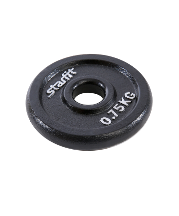 Диск чугунный BB-204 0,75 кг, d=26 мм, черный, фото 1