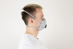 Респиратор Jeta Safety угольный FFP2 с клапаном (10 шт.), чашеобразный, JM-8626, фото 5