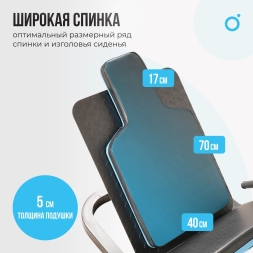 Жим ногами/Гакк-присед OXYGEN FITNESS HADLEY, фото 17