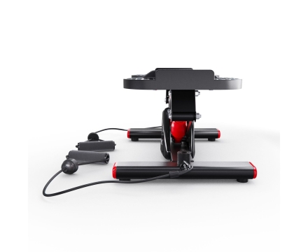 Балансировочный степпер DFC XtivePRO с эспандерами, черно-красный, фото 6