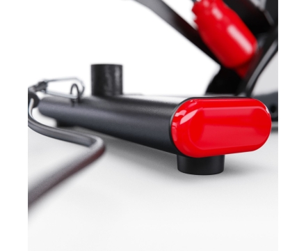 Балансировочный степпер DFC XtivePRO с эспандерами, черно-красный, фото 9