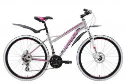 Велосипед Stark'17 Ultra 26.3 HD серебристо-розовый 16&quot;