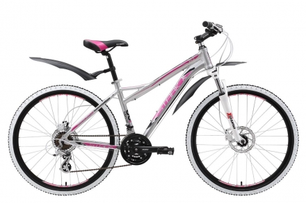 Велосипед Stark&#039;17 Ultra 26.3 HD серебристо-розовый 16&quot;, фото 1