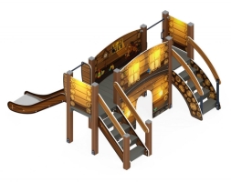 Детская игровая площадка Карапуз Эко ДИК 1.001.01-02 Н=900, фото 2