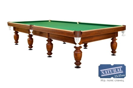 Бильярдный стол «Виконт» 12 футов, пирамида, сосна, ольха, сланец, фото 1