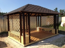 Прямоугольная беседка Пиксиль Прямоугольная беседка Пиксиль