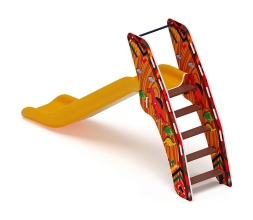 Горка пластиковая - ИО 42.01.01-03 - (желтый скат) H=1200 (Карандаши), фото 2