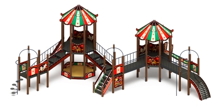 Карнавал (шапито) - ДИК 2.22.07-01 - Игровой комплекс H=1200, фото 4