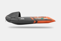 Gladiator C 370 AL ACTIVE Оранжево-темносерый моторная лодка ПВХ Алюминиевый пайол