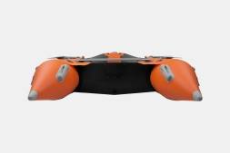 Gladiator C 370 AL ACTIVE Оранжево-темносерый моторная лодка ПВХ Алюминиевый пайол, фото 7