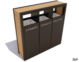 Урна уличная «Эко», Сосна, фото 1