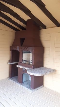 Печь № 23 — Печь барбекю c модулем под тандыр, фото 3