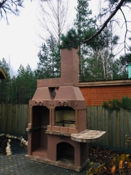 Печь № 23 — Печь барбекю c модулем под тандыр, фото 5