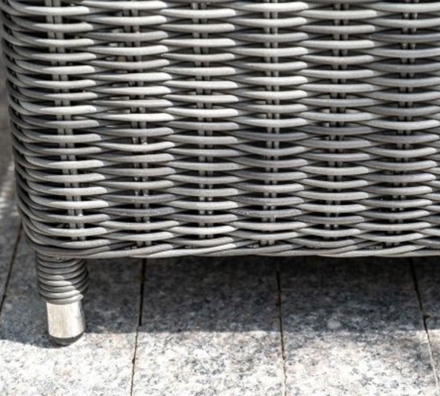 Зона 7 Кон Панна лаунж-зона из искусственного ротанга, цвет графит, фото 12